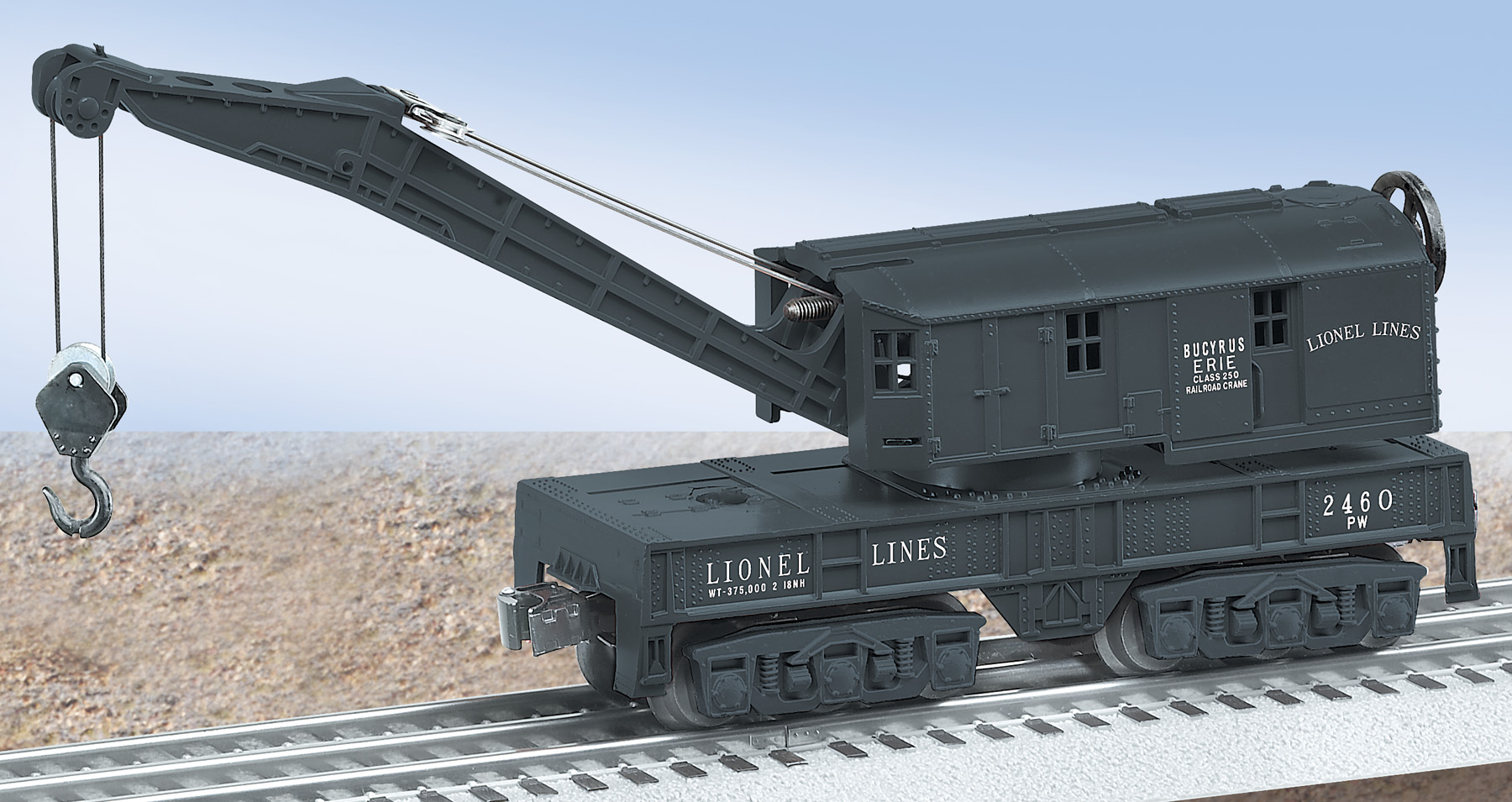 2460 Lionel Lines Crane Car