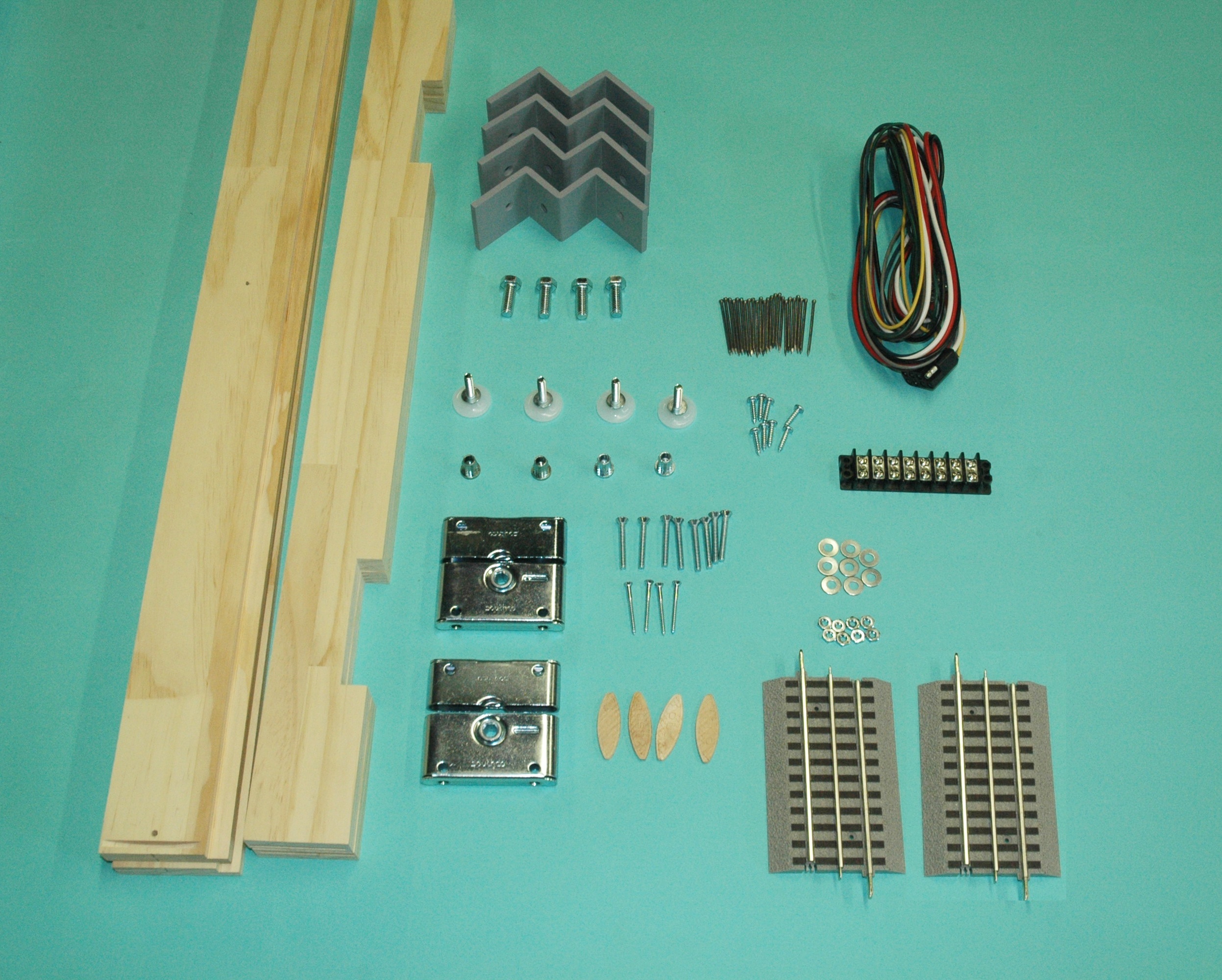 Laser-Cut Wooden Railroad Crossing For Lionel O-Gauge 3-Rail FasTrack - Unpainted Kit