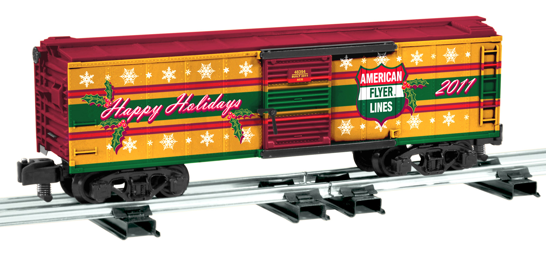 American Flyer 2011 Holiday Boxcar american-flyer-2011-holiday-boxcar