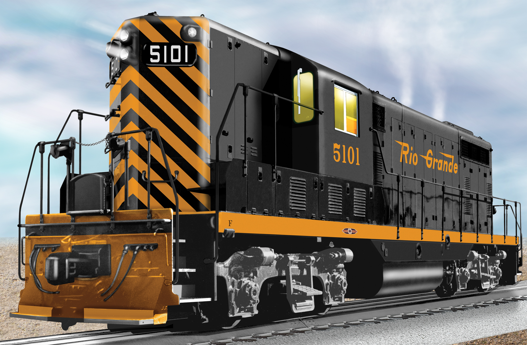 Denver & Rio Grande Western LEGACY GP7 Diesel 5101