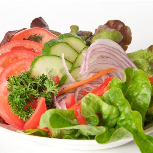 Fresh Salad ingredients