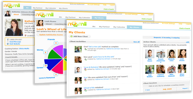 Noomii professional life coaching software