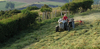 Fergie Turning Silage by Alan Gray