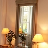 White bedroom mirror