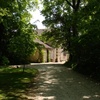 Looking down drive towards the Gate House