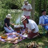 Picnic by river