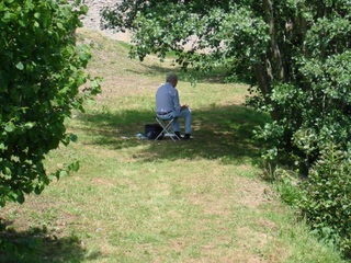 Painting Holiday - sketching on day out medium