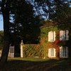 Evening light over house