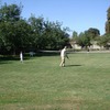Playing tennis with Grandpa