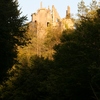 Sun setting on local ruin