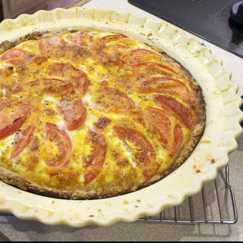 Tomato-Corn Pie Image
