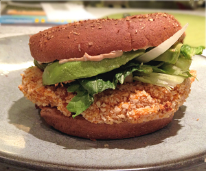 Sweet-Potato Veggie Burger Image