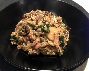 One-Pot Sesame Chicken, Shiitake, and Brown Rice Image