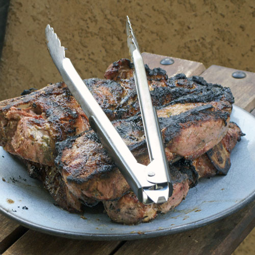 Grilled Country Ribs with Summer Savory Mustard Marinade Image