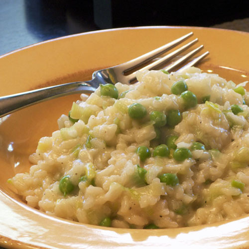 Leek and Pea Risotto Image