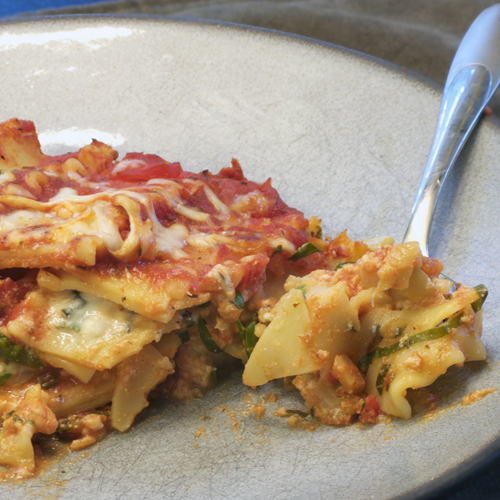 Random Vegetable Lasagna (Squash and Chard) Image