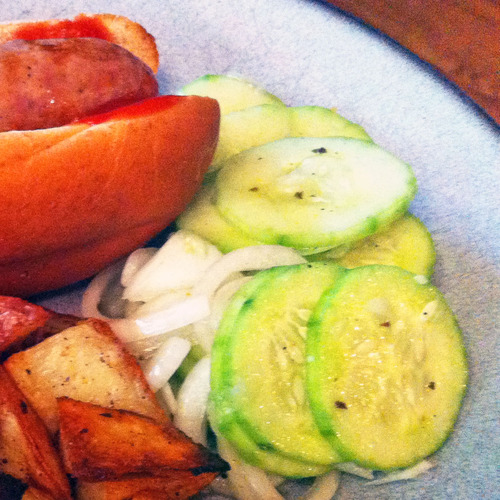 Summer cucumber salad Image