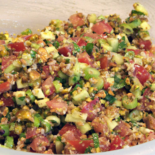 Tabbouleh with Mint and Pistachios Image