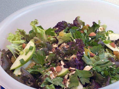 Apple Almond Salad