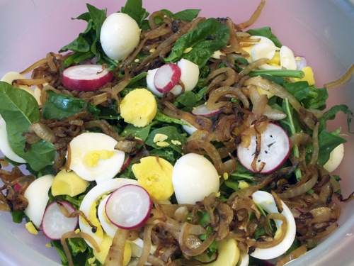 Spinach salad