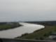 View of the intracoastal canal in Algiers LA.  The bridge in the distance is the Belle Chasse drawbridge.