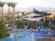 A huge covered playground next to the water fountains provides year round fun for the kids at The Paseos Park in Summerlin, Las Vegas, NV