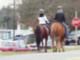 The ladies on horseback are a common sight.  