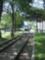 Railroad tracks in Arlington Center