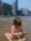 Child Playing on Ohio Street Beach