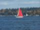 Sailing in Sinclair Inlet