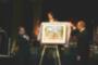 Centennial gala event-Unveiling of painting with Mayor Manoukian, Councilman Bob Yousefian and Sue Eller