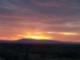 Sunrise over the Pryor Mountains (East of town)