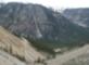 View of a section of the scenic Beartooth Highway Mountain Pass (South of Red Lodge, going towards Cooke City and the Northeast entrance of Yellowstone National Park)