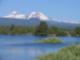 View of the popular Tumalo Reservoir near downtown Tumalo, Oregon