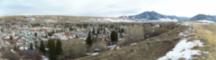 View of Red Lodge from the West side (overlook near Airport Road)