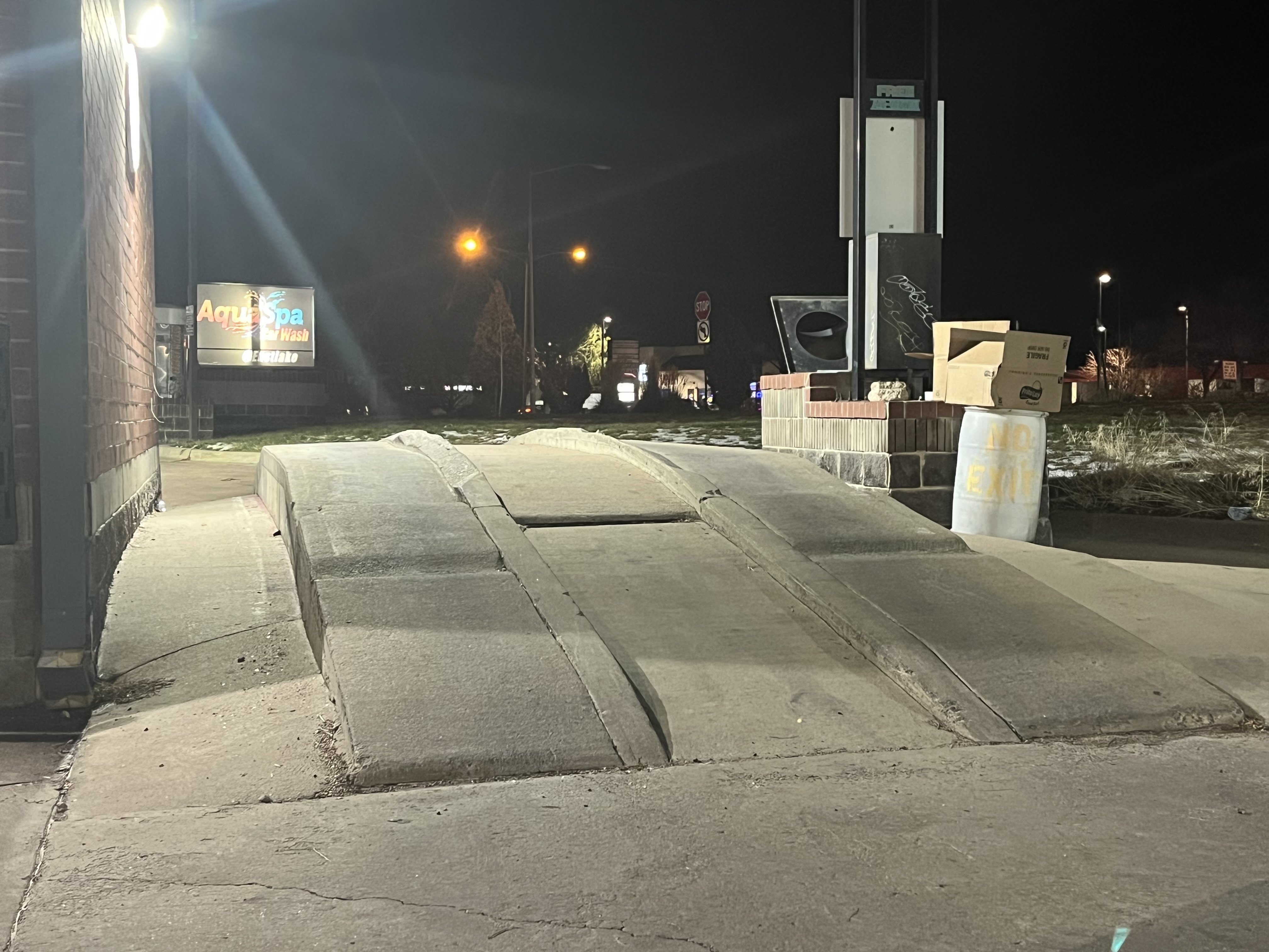 Weird car wash spot image