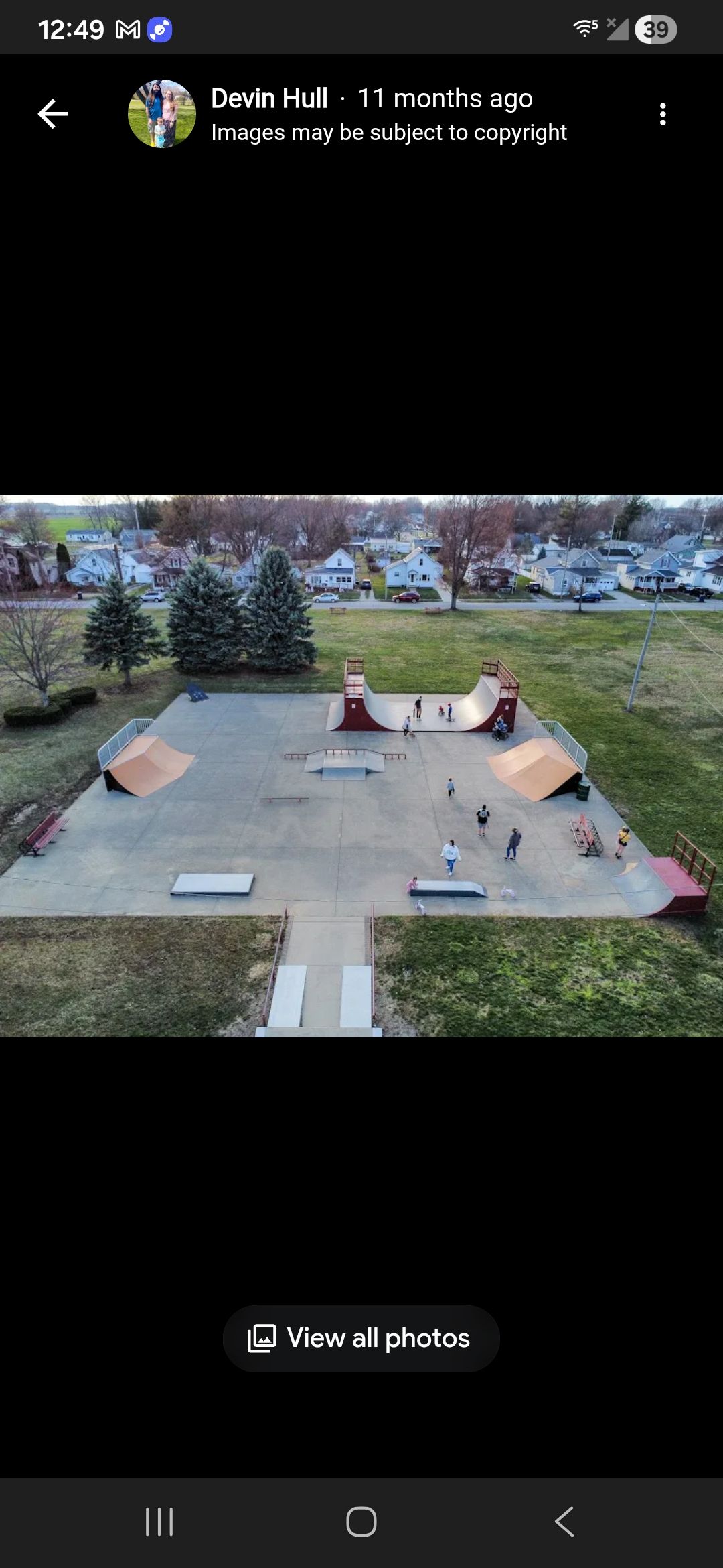 Shelby skatepark image
