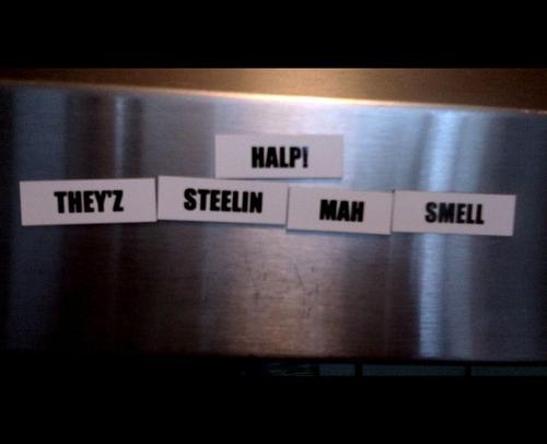Attached to our stove hood