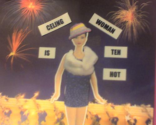 celing woman