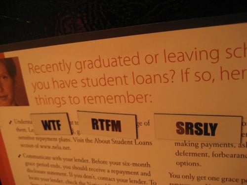 Student Loan Advice from LOLcat