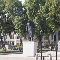 Churchill statue - Parliament Square