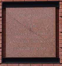 British Library- Foundation Stone