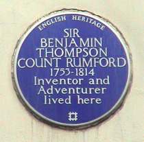 Sir B Thompson Count Rumford