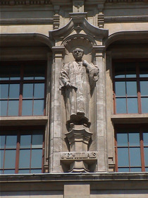 V&A façade - J. E. Millais
