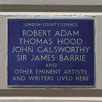 Adam, Hood, Galsworthy, Barrie, etc.