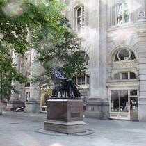 George Peabody statue