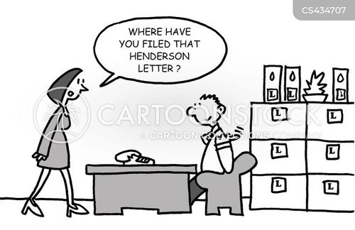 Filing Clerk Cartoons and Comics funny pictures from CartoonStock