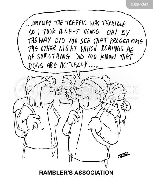 Hill Walkers Cartoons and Comics funny pictures from CartoonStock