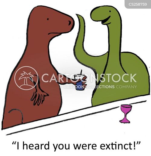 Extinct Animals Cartoons and Comics funny pictures from CartoonStock