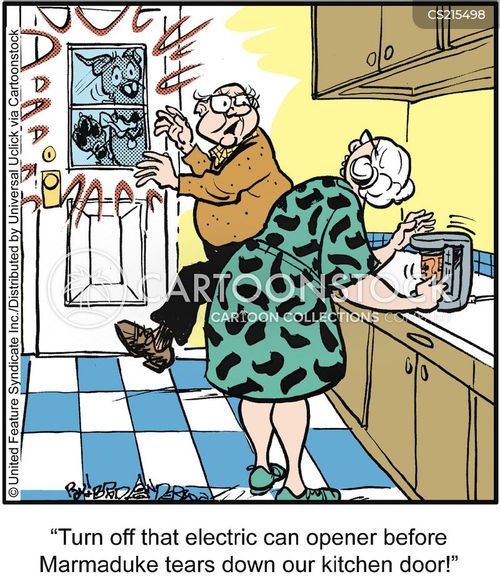 Can Openers Cartoons and Comics funny pictures from CartoonStock